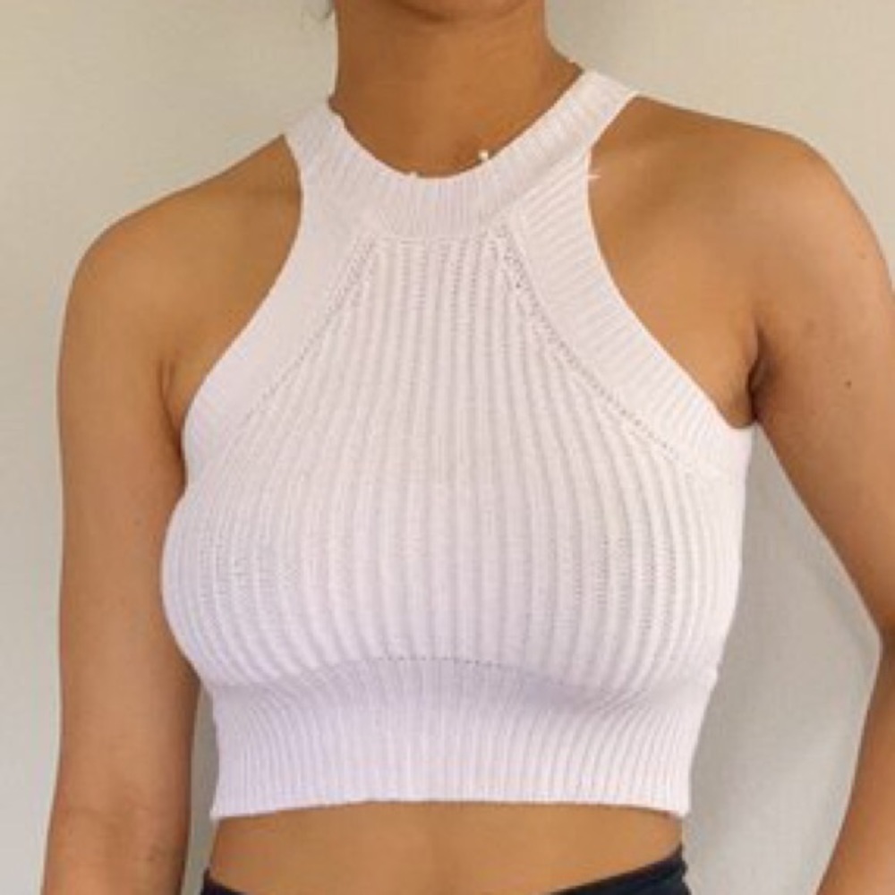 BRANDY MELVILLE high neck knit tank